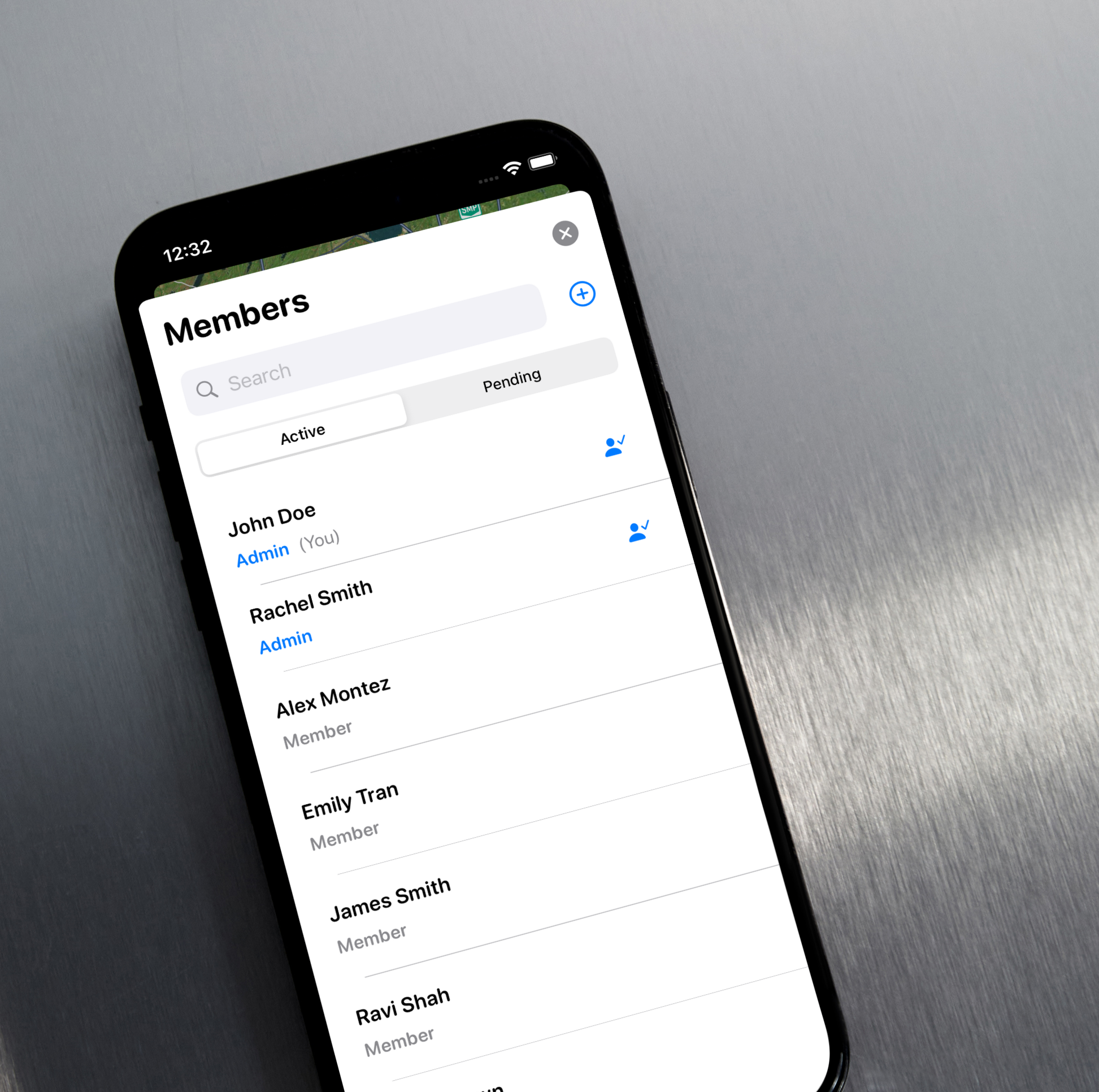Phone showing ticket page